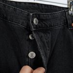 H&M Boyfriend Black Distressed Jeans Women's Size 16 NWT Photo 1