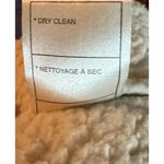 JACK NWT Women's Brown Faux Leather Shearling Open Vest Size L 70s Penny Lane Photo 9