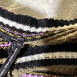 Urban Outfitters Out From Under Size M Jojo Green Striped Top Casual Tie Front Photo 8