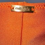 Cult Gaia NEW  MISHA ADJUSTABLE BIKINI BOTTOM IN SUNBURST ORANGE CORAL Photo 4