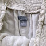 Aerie Ivory Crochet Lace Trim Gauze Cotton Boho Tie Waist Shorts Size Small Photo 2