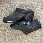 Cole Haan Green suede clogs Photo 5