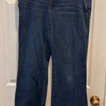 Gap 1969 Women's Mid Rise Boyfriend Flare Jeans Blue Denim Size 32/14 Y2K Photo 0