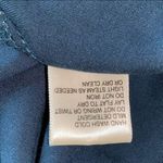 Lovestitch  Boho style flared sleeve blue top pullover with front tie size small Photo 5