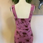 Lulus NWOT Dramatic Confidence Mauve Pink Floral Velvet Burnout Maxi Dress Photo 4