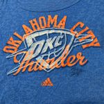 Adidas  Oklahoma City Thunder short sleeve tee in size L • OKC Basketball fan top Photo 3