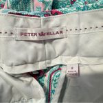 Peter Millar  Women’s Capri Pants Golf Mid Rise Paisley Multicolor in Blue Pink 8 Photo 8