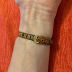 Seiko Woman’s gold plate tank style quartz mov water resistant  SOLAR wrist watch Photo 2