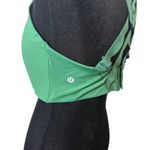 Lululemon  Energy Sports Bra High Support Size 36DD Green Strappy Sweat Wicking Photo 6