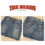 True Religion  Joey Denim Jean Skirt 24 Photo 1
