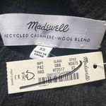 Madewell Sweater Ribbed Cashmere-Wool Blend Pullover Mockneck Black XS NWT New Photo 7