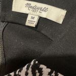 Madewell Black And White Diamond Sleeveless Knee Length Dress Photo 6