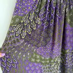 American Vintage Y2K Bohemian Purple Babydoll Maxi Dress Fairy Festival Summer Earth Girl Small Photo 4