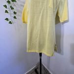 Vintage Yellow Amati Italiana Pocket Top Superfine Cotton By Barclay Size L Photo 2