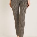 So Slimming Juliet Geometric-Print Ankle Pants Size 10 Chico's Size 1.5 Photo 0