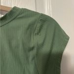 Aerie offline real me cropped henley tee green size small Photo 4