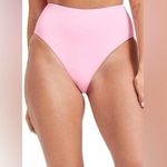 Good American New Women’s Good Waist Bikini bottom in sugar Pink size 2/Medium Photo 0