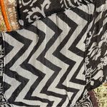 Broomstick Skirt Patchwork Midi Drawstring Elastic Waistband Hippie Boho Black Black Size undefined Photo 6