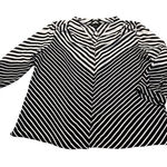 Investments  black & white Caroline top Photo 0