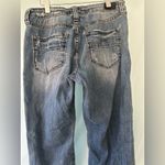 Dear John  Light Blue Denim Distressed Jeans Playback Cuffed Cropped Straight Leg Photo 6