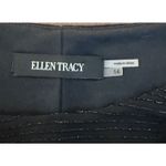 Ellen Tracy Ellen‎ Tracy Womens Size 14 Black Metallic Dress Ruched Waist New Years Party Photo 3