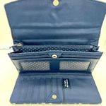 Nautica navy blue logo snap wallet Photo 5