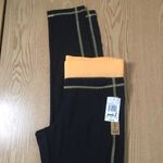 Energie New Women’s  Leggings Stretchy Soft Black/Light Orange Size Medium Photo 6