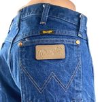 Wrangler Women's Blue High Waist Frayed Cut-Off Bermuda Denim Jeans Shorts 33x34 Photo 3