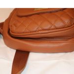 SG SUGU Emma Diamond Quilted Triple Compartment Crossbody Sling Bag Brown Photo 3