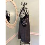 Lululemon  REST LESS Tank Top in Gray FLOWABUNGA Size 8 black floral flowers Photo 3