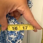 Vineyard Vines SCARF PRINT BLUE FRINGE COTTON DRESS BOHO Photo 5