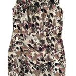 Loft  Womens Sleeveless Dress Size 8 Camouflage Pockets Sheath Vent Career Wear Photo 4