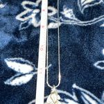 Source Unknown Real Leaf PENDANT with Chain Lacey OAK Dipped in Silver Genuine Leaf Necklace Photo 7