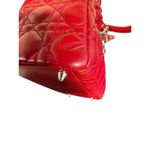 Christian Dior Medium Lambskin Cannage Lady Dior in Burgundy Photo 13