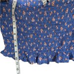 American Eagle Blue  Outfitters Floral Design Strapless Top Women’s Large Shirt! Photo 3