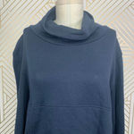 Free People  FP‎ Movement Salvation Turtleneck Top in Navy Blue Size US Small Photo 3