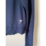 Gymshark Crop Sweatshirt Navy Blue Size XS Photo 2