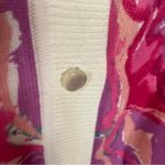 Bob Mackie NWT Wearable Art Womens Floral Cardigan Sweater Size L Lovely Roses Photo 4