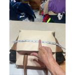 Reed Tote/Shoulder Color Block Faux Leather with small Organizer Bag Black Photo 5