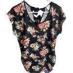 Siren Lily  Maternity Black Blouse Size Med EUC #6532 Photo 0