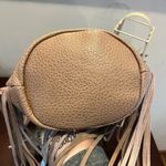 Tan Leather Fringe Shoulder Bag Photo 4