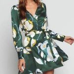 Reformation  Silk Wrap Dress Photo 0