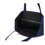 Leatherology Uptown Vertical Tote Bag Navy Blue Size Large Photo 2