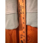 Title Nine  Muted Blue/Green 3/4 zip pull over w/funnel neck XL Photo 6