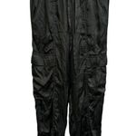 Aerie Gray Silky Cargo Jogger Pants Small Lightweight Drawstring Pockets Photo 0