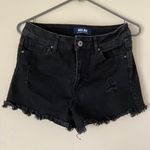 Wax Jean Black Wash High Rise Denim Jean Shorts Bottoms Summer Event Party Biker Photo 0