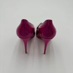 Christian Louboutin  Kate 100 Pink Mirrored Leather High Heel Pumps Size EU 38 Photo 4