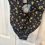 PINK - Victoria's Secret Victoria’s Secret Pink Black Fruit‎ One Piece Swimsuit XL Photo 3