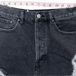 PacSun Ultra High Rise Vintage Short Denim Distressed Fringe Women Size 27 Photo 8