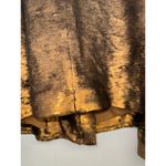 Free People  Bronze Sequin Hoodie Jacket Medium Bronze Photo 8